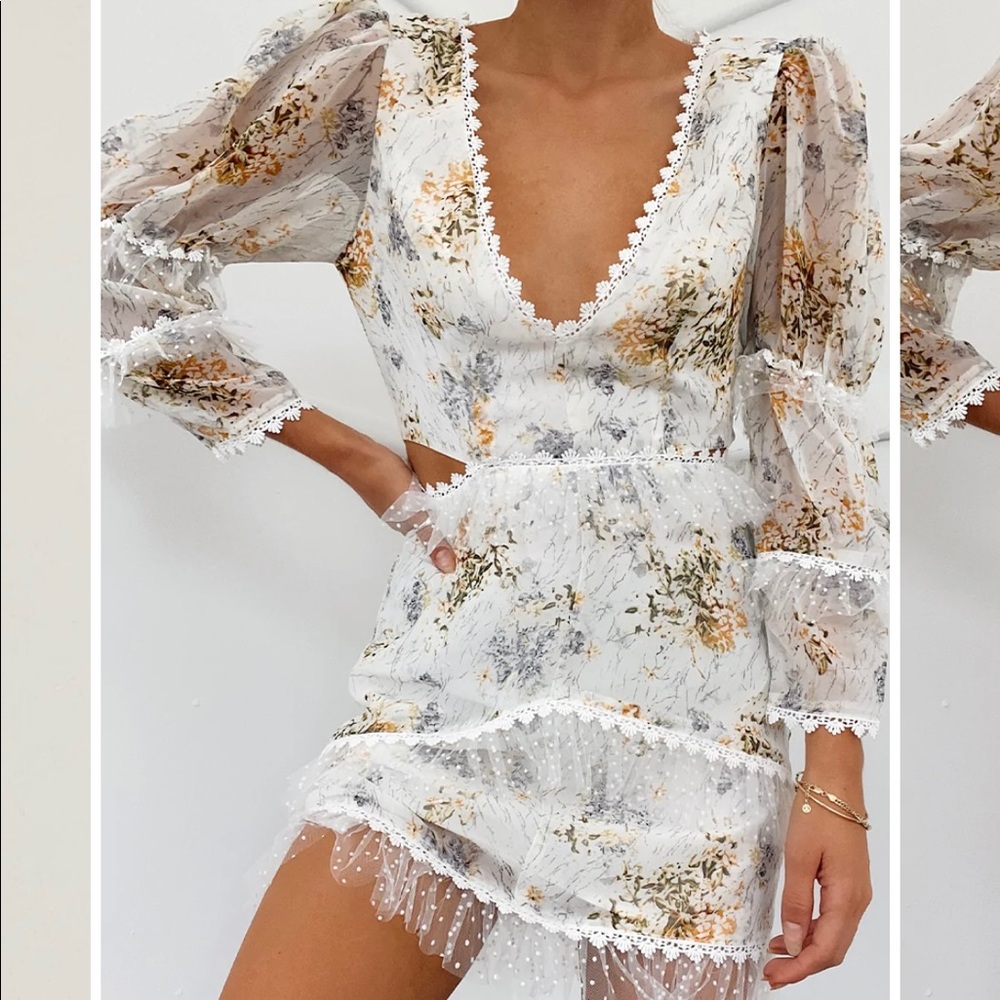 Jaus Savannah Dress Floral Bridal Shower